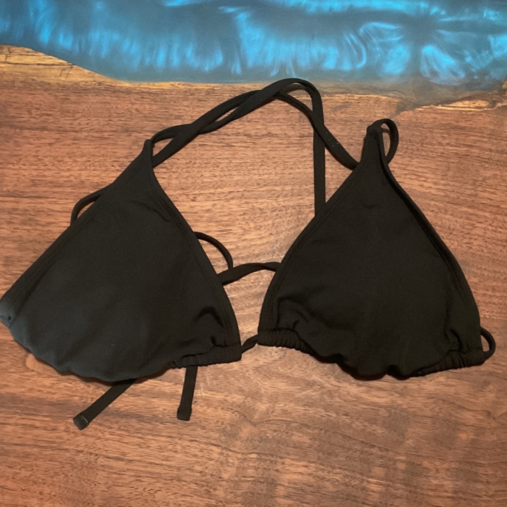 Shade & Shore Black Bikini Top
